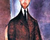 阿米地奥 莫迪里阿尼 : Leopold Zborowski seated